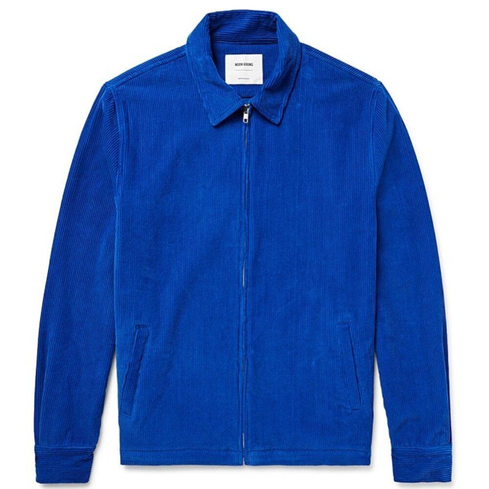 Noon Goons Club Cotton Corduroy Jacket Blue Medium